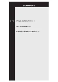 Notice Ruwido DIGITAL 6 Télécommande