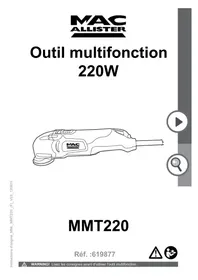 Notice MAC ALLISTER MMT220 Outils multifonctions