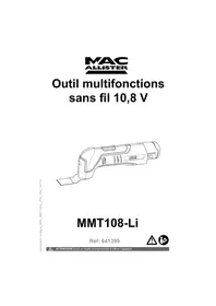 Notice MAC ALLISTER MMT108LI Outils multifonctions