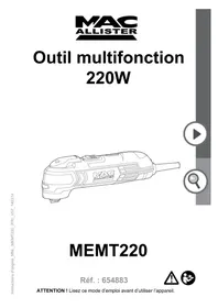 Notice MAC ALLISTER MEMT220 Outils multifonctions