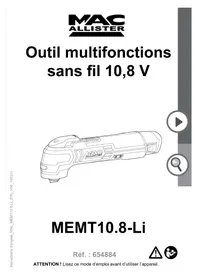 Notice MAC ALLISTER MEMT10.8LI Outils multifonctions