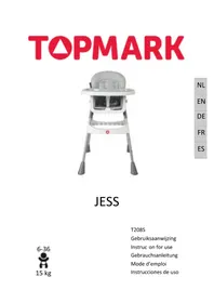 Notice Topmark JESS Chaise haute