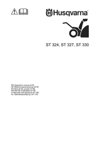 Notice HUSQVARNA ST 324P Ventilateur