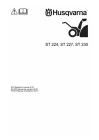Notice HUSQVARNA ST 227P Ventilateur