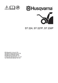 Notice HUSQVARNA ST 224 Ventilateur