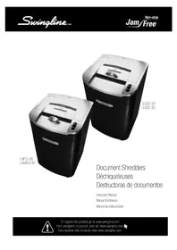 Notice Swingline LSM0930 Destructora de documentos