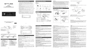 Notice MUSE M168 BT Autoradio