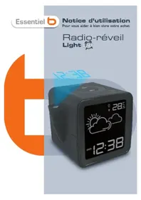 Notice ESSENTIELB LIGHT UP Radio-réveil