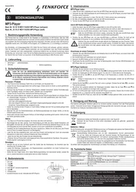 Notice Renkforce MD111AXXX Lecteur mp3