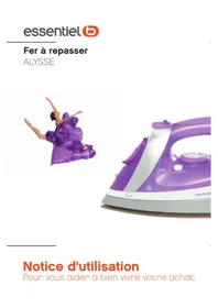 Notice ESSENTIELB ALYSSE EFV 2401 Fer à repasser