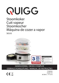 Notice QUIGG SK3B Dampfgarer