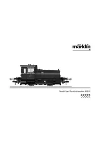 Notice Märklin 55332 KOF III DB SMALL DIESEL Modelbouw