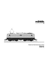 Notice Märklin 55010 BR E 10.12 DB ELECTRIC Modelbouw