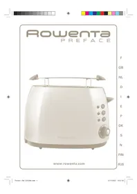 Notice ROWENTA PREFACE TT606030 Grille pain