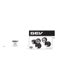 Notice GEV LLL 14718 Éclairage