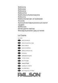 Notice PALSON BAKE PRO Machine à pain