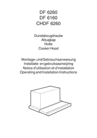 Notice AEG-ELECTROLUX DF 6160 ML Hotte