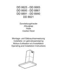 Notice AEG-ELECTROLUX DD 8891 AD Hotte
