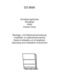 Notice AEG-ELECTROLUX DD 8696 M Hotte