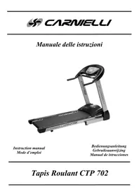 Notice Carnielli CTP 702 Tapis de course