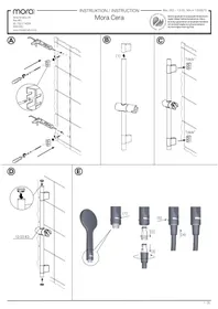 Notice Mora CERA S5 Pomme de douche