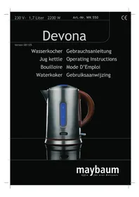Notice Maybaum DEVONA WK 550 Bouilloire