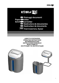Notice Kobra +1 CC4 Destructeur de document