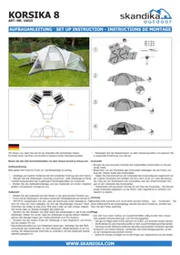 Notice Skandika KORSIKA 8 Tente