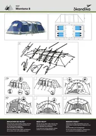 Notice Skandika MONTANA 8 Tente