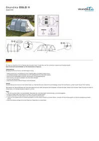 Notice Skandika OSLO II Tente
