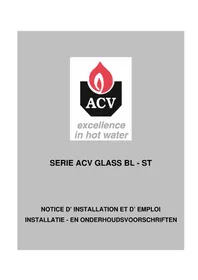 Notice ACV ST 75 M Ketel