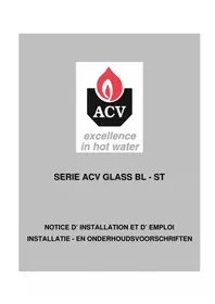 Notice ACV ST 100 M Ketel