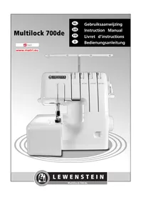 Notice LEWENSTEIN MULTILOCK 700DE Machine à coudre