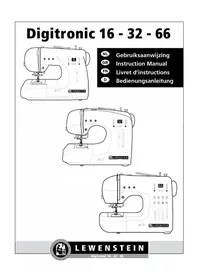 Notice LEWENSTEIN DIGITRONIC 16 Machine à coudre