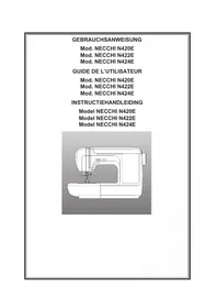 Notice NECCHI N 424 E Machine à coudre