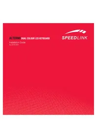 Notice Speedlink ALTERNO SL6479 Clavier