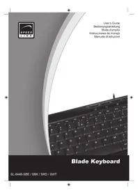 Notice Speedlink BLADE SL6448 Tastiera