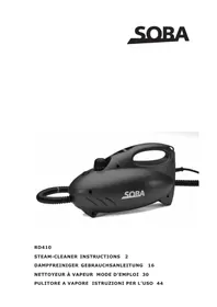 Notice Soba RD410 Dampfreiniger