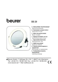 Notice BEURER BS 29 Aydınlatmalı kozmetik ayna