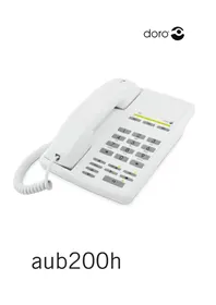 Notice DORO AUB200H+SA Téléphone