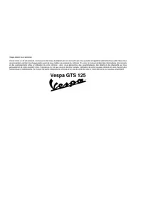 Notice VESPA S 125 GT Scooter