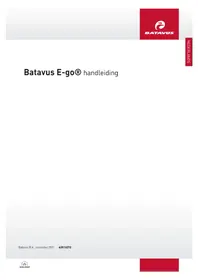 Notice Batavus LUCCA EGO Vélo électrique