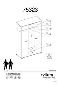 Notice Tvilum 75232 Armoire