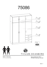 Notice Tvilum 75086 Armoire