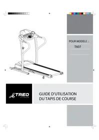 Notice TREO T607 Tapis de course