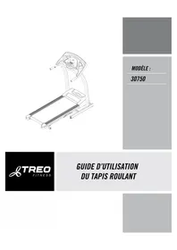 Notice TREO 30750 Tapis de course