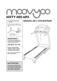 Notice Moovyoo SOFTY 400 MP3 Tapis de course
