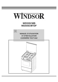 Notice WINDSOR WD55SCMB Cuisinière