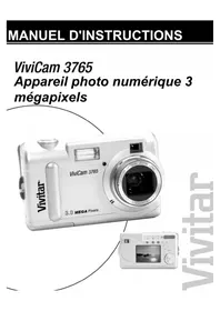 Notice VIVITAR VIVICAM 3765 Appareil photo