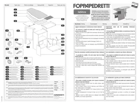 Notice Foppapedretti IOSTIRO Table de repassage